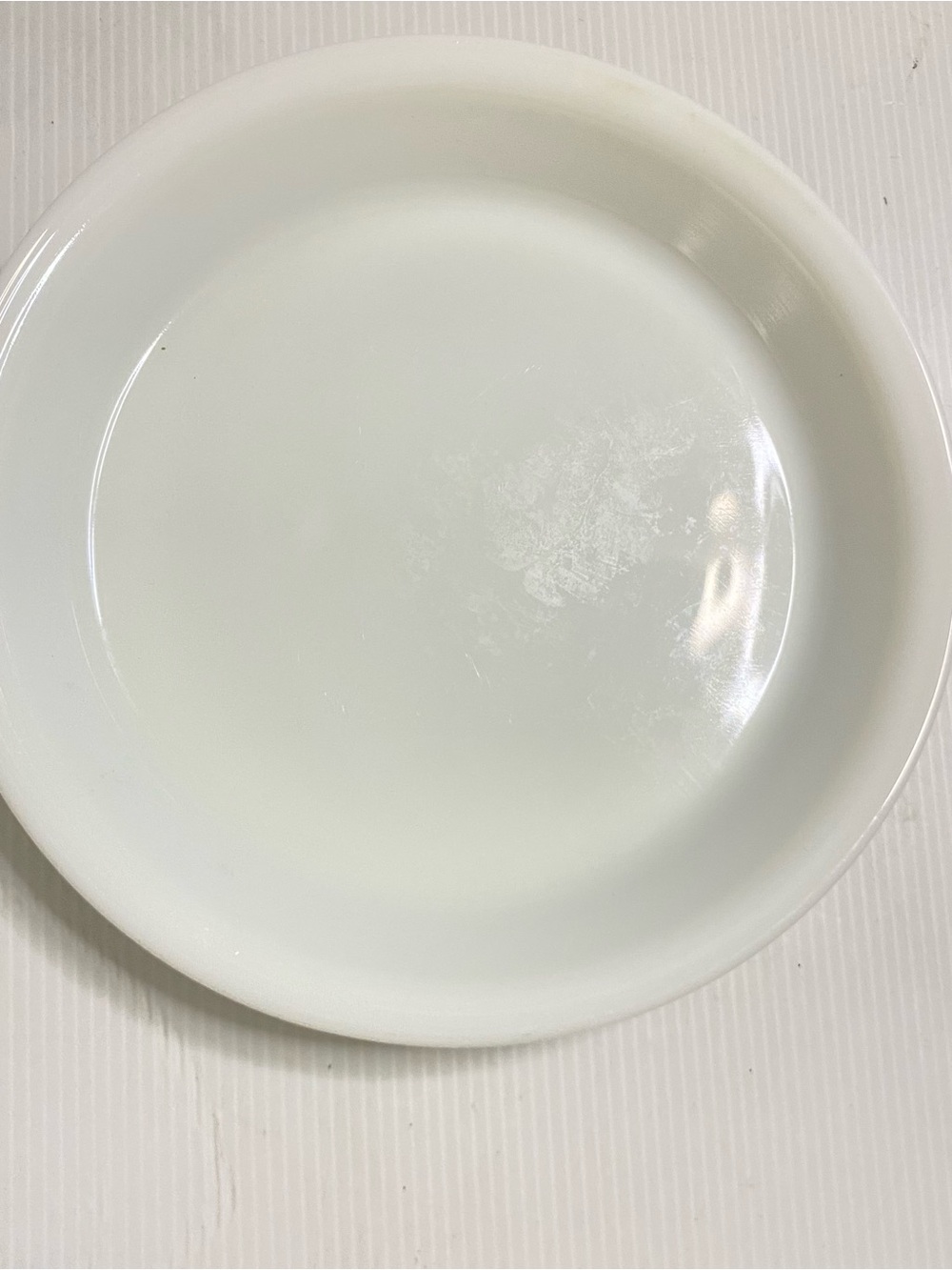 Pyrex White Milk Pie Dish Bakeware Corning USA